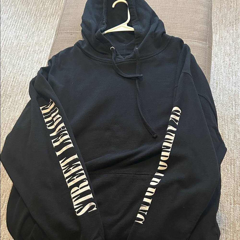 Black Graphic Hoodie